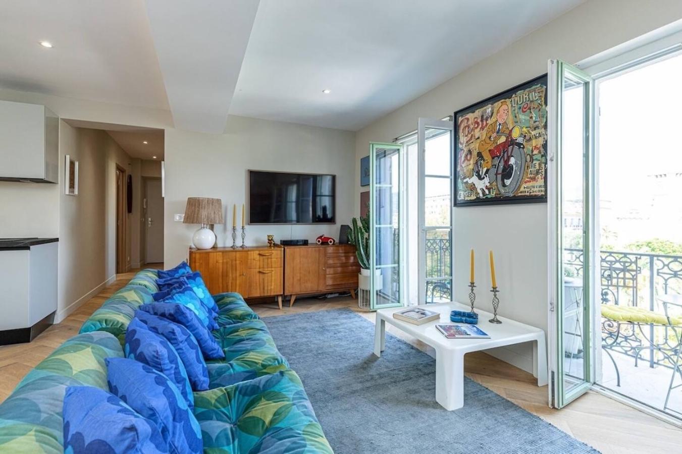 2 Chambres, Balcons, Vue Imprenable, Climatisation - Palace Bleu * Nizza