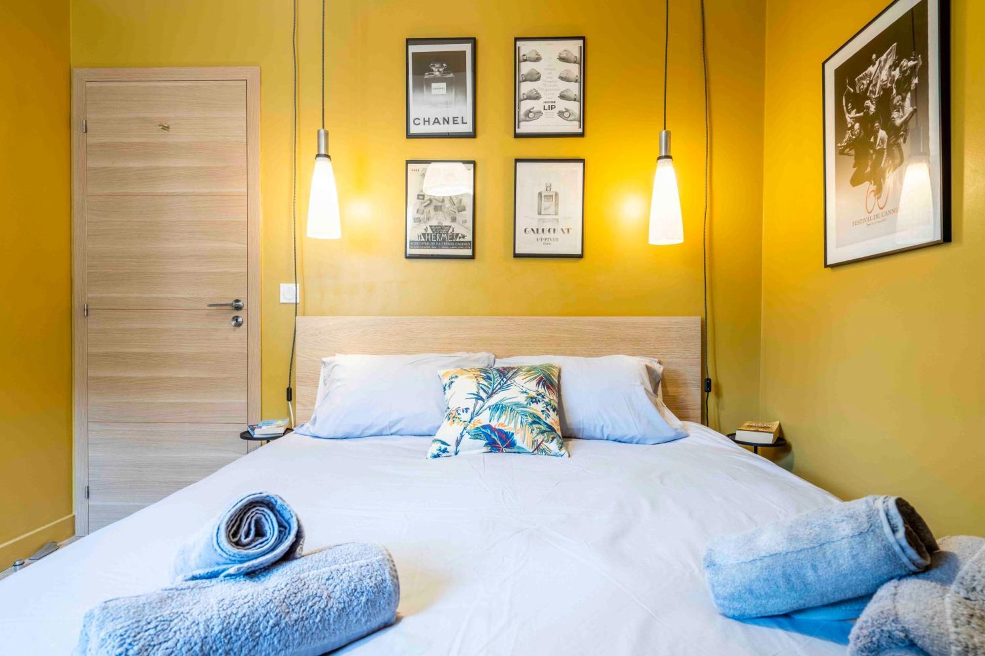 2 Chambres, Balcons, Vue Imprenable, Climatisation - Palace Bleu Apartment Nizza