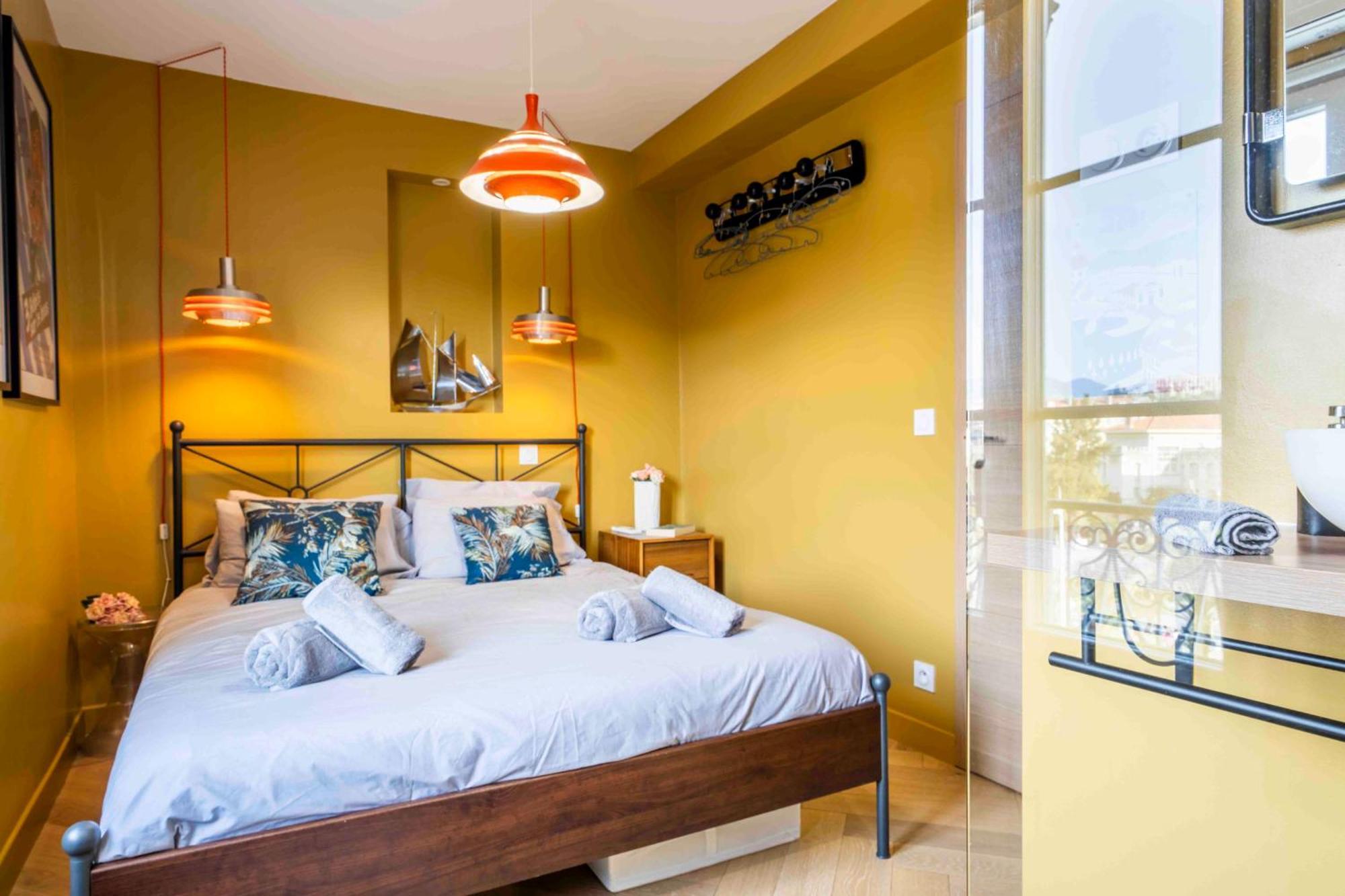 2 Chambres, Balcons, Vue Imprenable, Climatisation - Palace Bleu Nizza